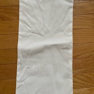 Gucci White Dust Bag